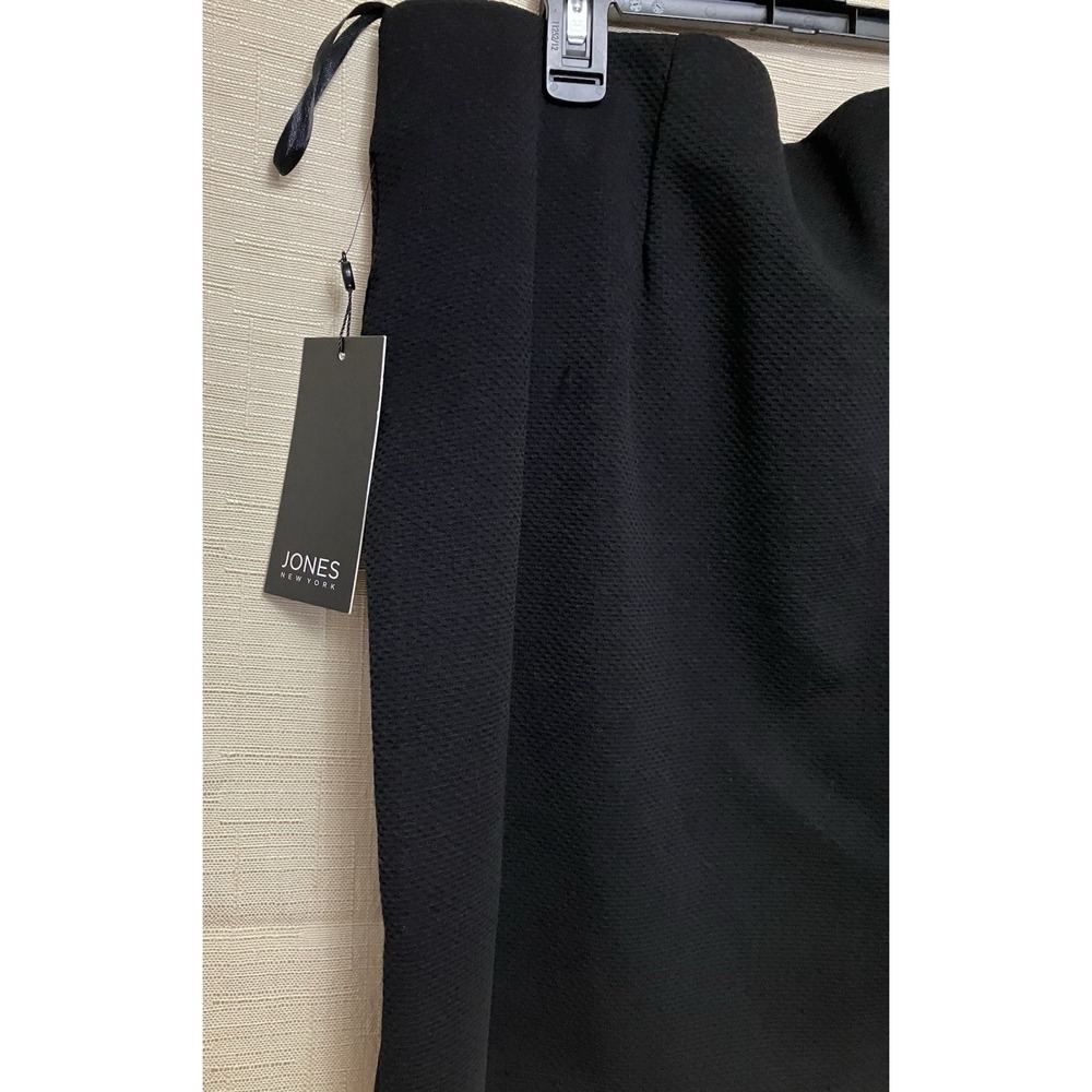 Jones New York Women's Casual Summer Black Knit Skort Preppy Tennis Golf Size XL